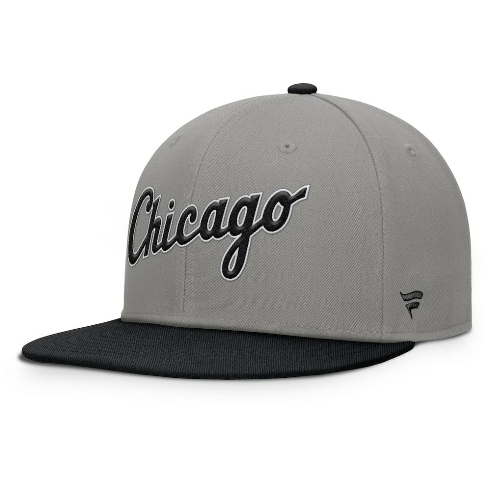 Chicago White Sox Clubhouse Dugout Fitted Hat - Gray/Black