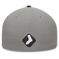 Chicago White Sox Clubhouse Dugout Fitted Hat - Gray/Black