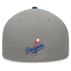 Los Angeles Dodgers Clubhouse Dugout Fitted Hat - Gray/Royal