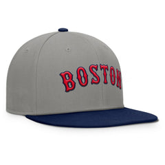 Boston Red Sox Clubhouse Dugout Fitted Hat - Gray/Navy