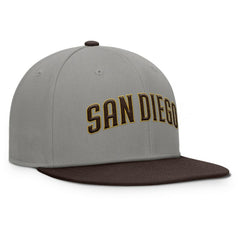 San Diego Padres Clubhouse Dugout Fitted Hat - Gray/Brown