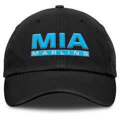 Miami Marlins Women's Fly Out Adjustable Hat - Black
