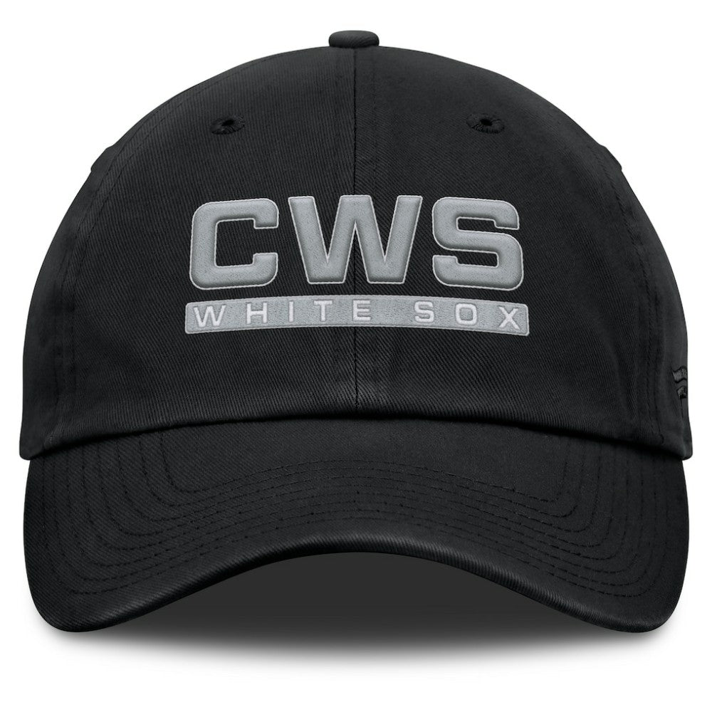 Chicago White Sox Women's Fly Out Adjustable Hat - Black