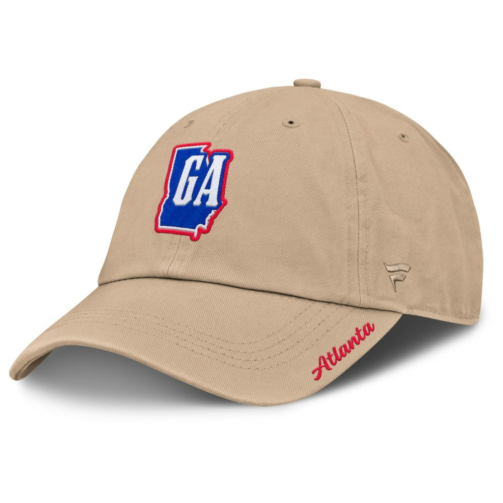 Atlanta Braves Women's Cooperstown Collection Adjustable Hat - Tan