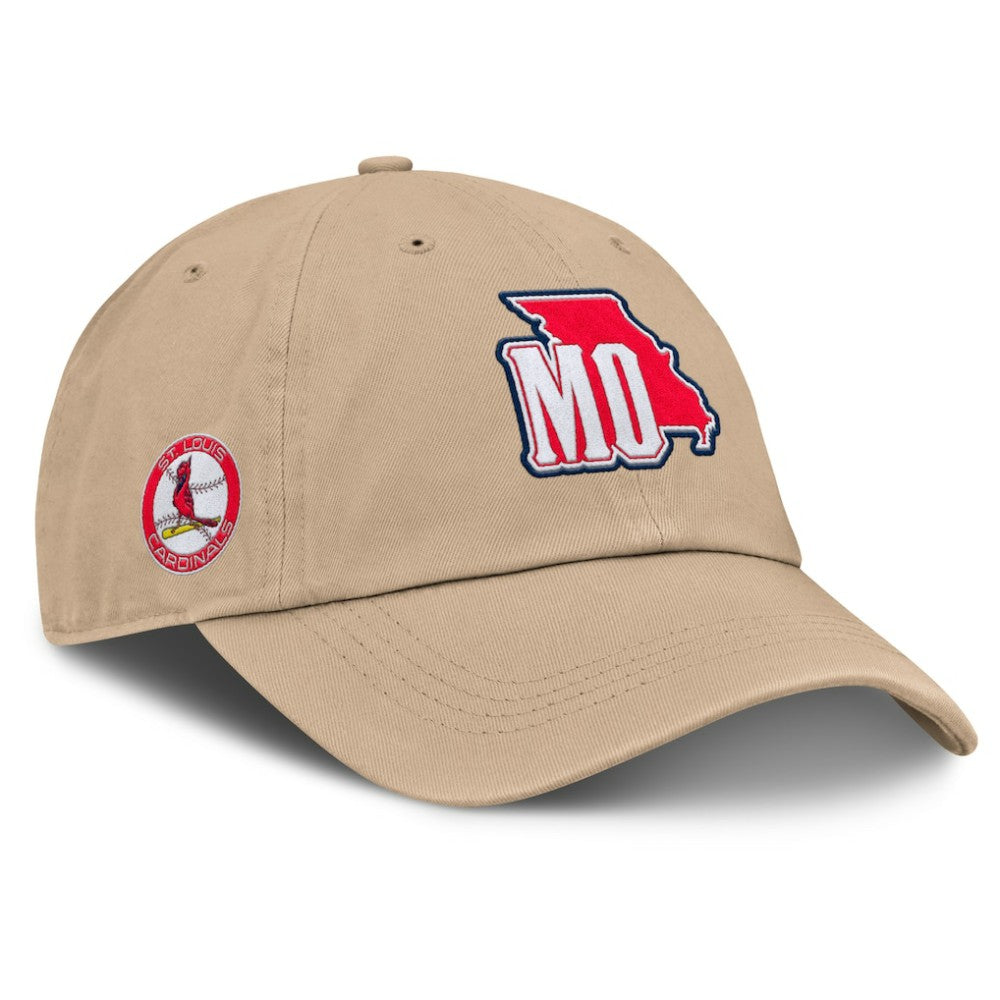 St. Louis Cardinals Women's Cooperstown Collection Adjustable Hat - Tan