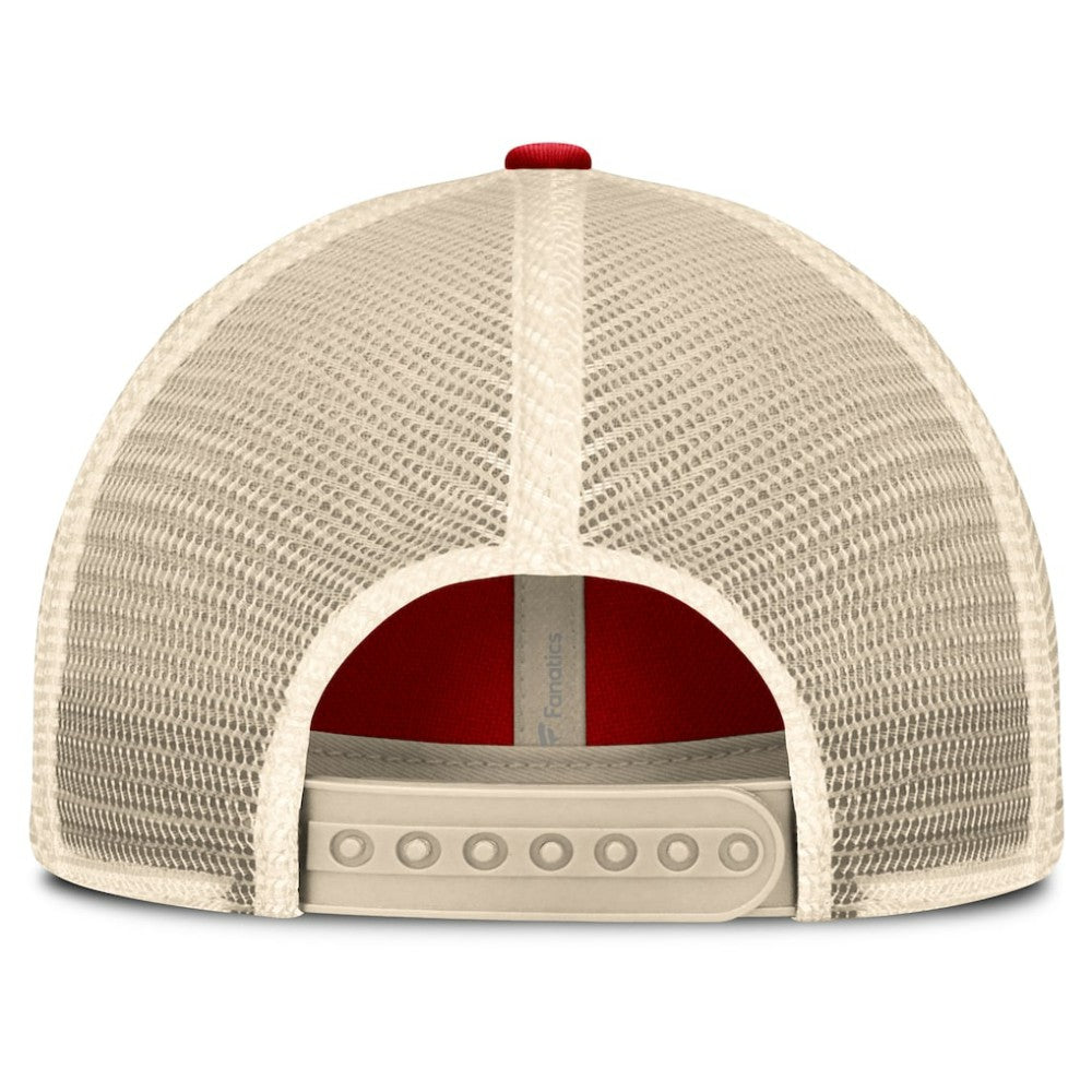 St. Louis Cardinals Cooperstown Collection Eastbound Mesh Adjustable Hat - Red/Natural