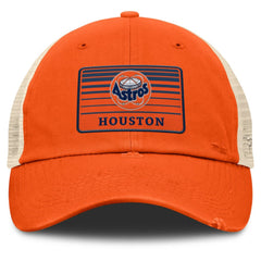 Houston Astros Cooperstown Collection Eastbound Mesh Adjustable Hat - Orange/Natural