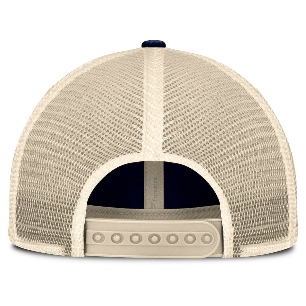 Boston Red Sox Cooperstown Collection Eastbound Mesh Adjustable Hat - Navy/Natural