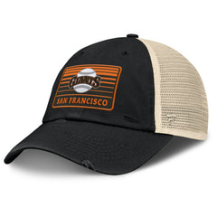 San Francisco Giants Cooperstown Collection Eastbound Mesh Adjustable Hat - Black/Natural