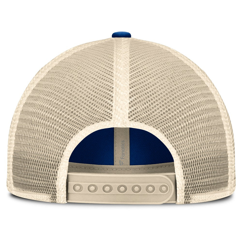 Los Angeles Dodgers Cooperstown Collection Eastbound Mesh Adjustable Hat - Royal/Natural