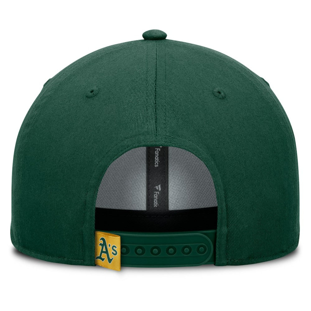 Athletics Clubhouse Foul Ball A-Frame Adjustable Hat - Green