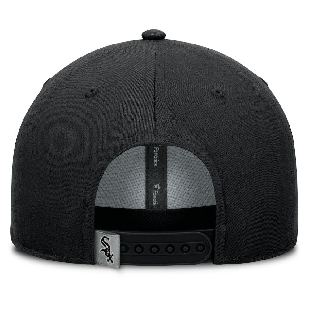 Chicago White Sox Clubhouse Foul Ball A-Frame Adjustable Hat - Black