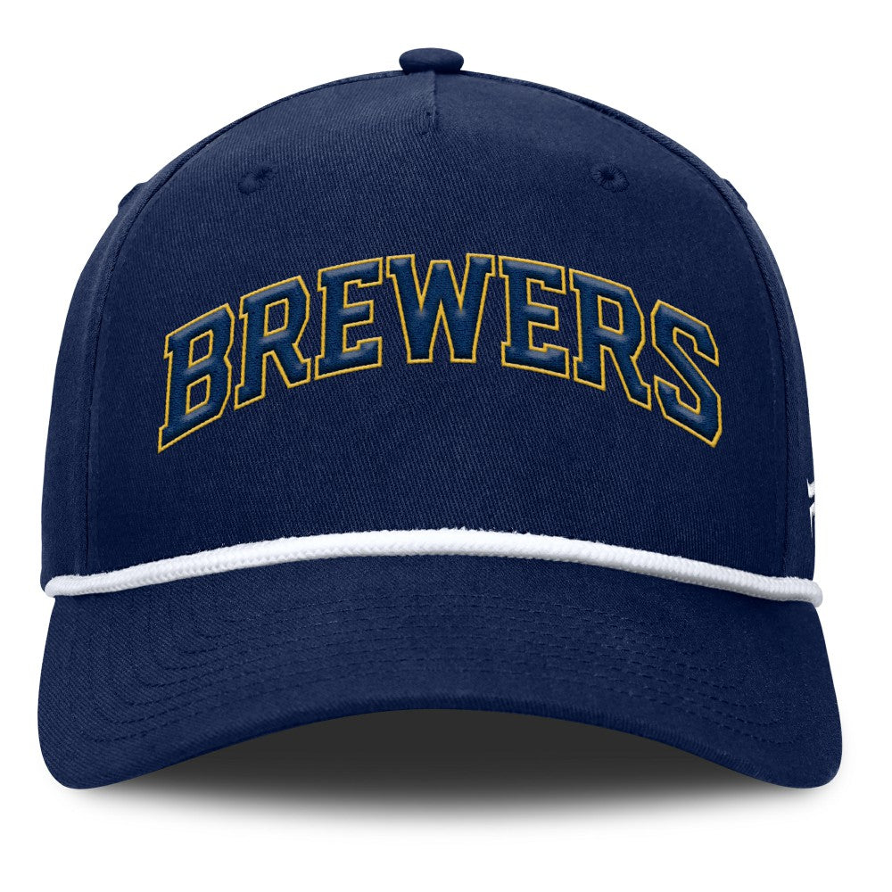 Milwaukee Brewers Clubhouse Foul Ball A-Frame Adjustable Hat - Navy