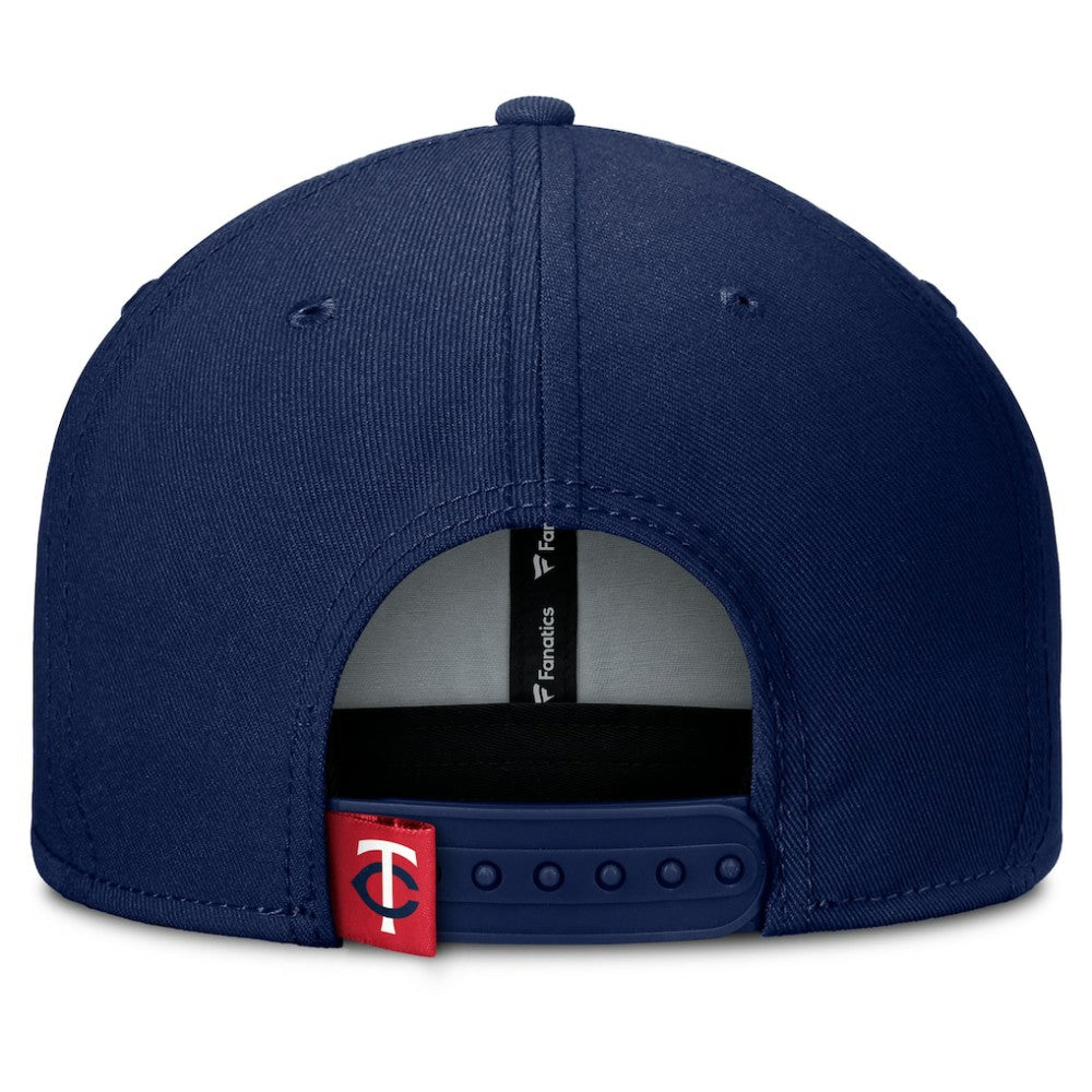 Minnesota Twins Clubhouse Splitter Snapback Hat - Navy/Red