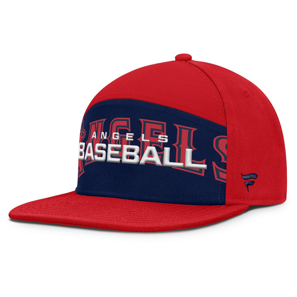 Los Angeles Angels Clubhouse Splitter Snapback Hat - Red/Navy