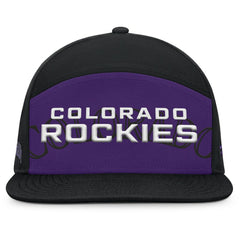 Colorado Rockies Clubhouse Splitter Snapback Hat - Black/Purple
