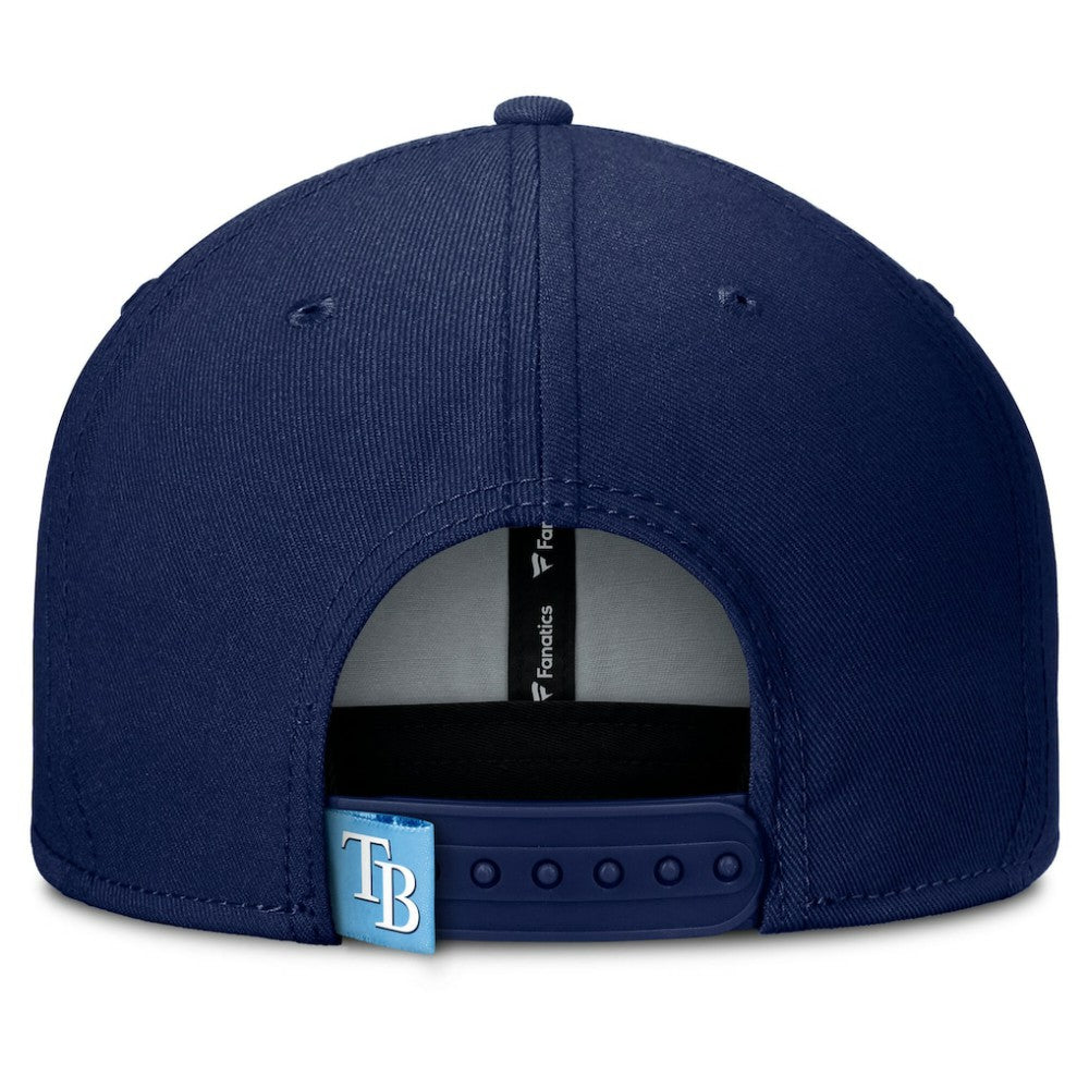 Tampa Bay Rays Clubhouse Splitter Snapback Hat - Navy/Light Blue
