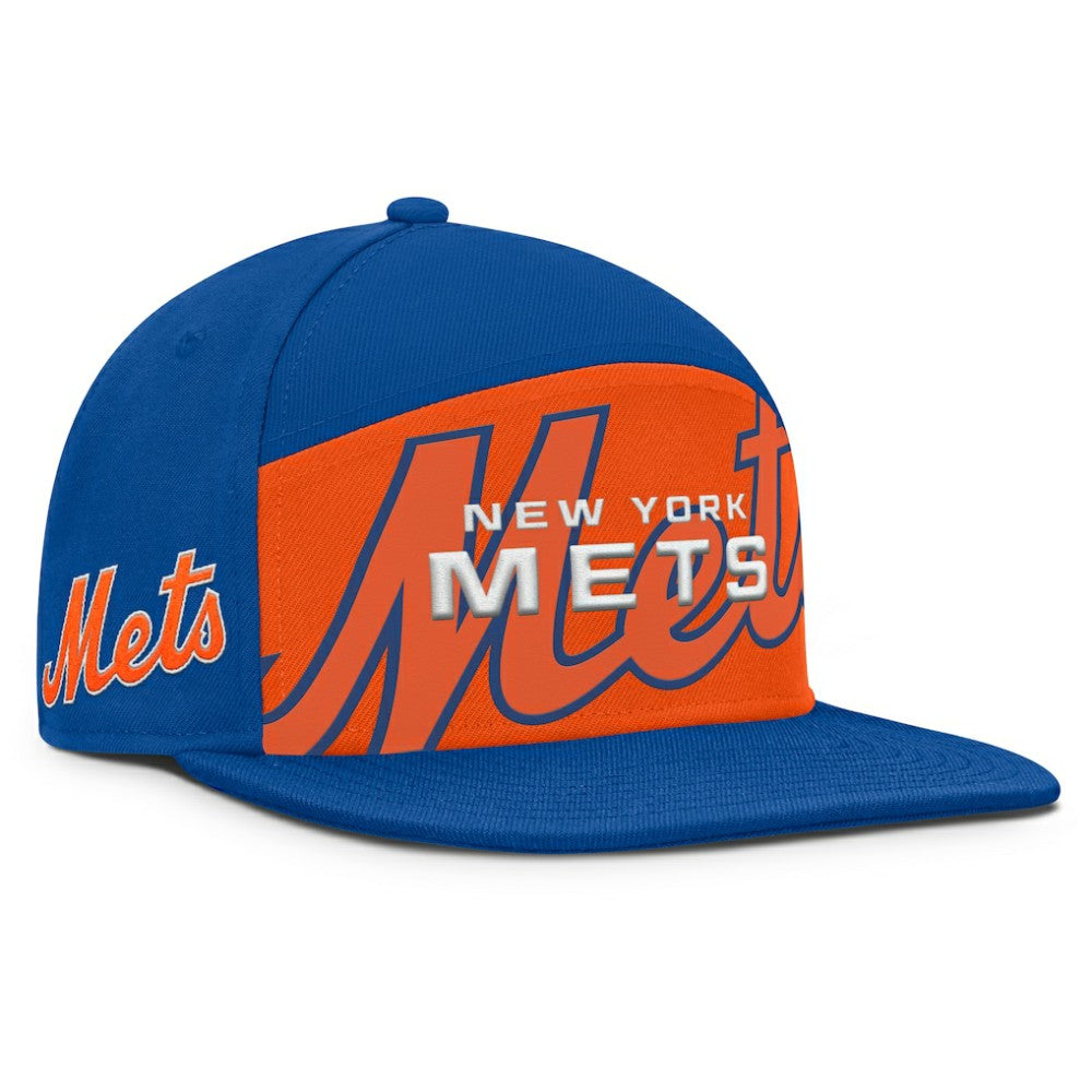 New York Mets Clubhouse Splitter Snapback Hat - Royal/Orange