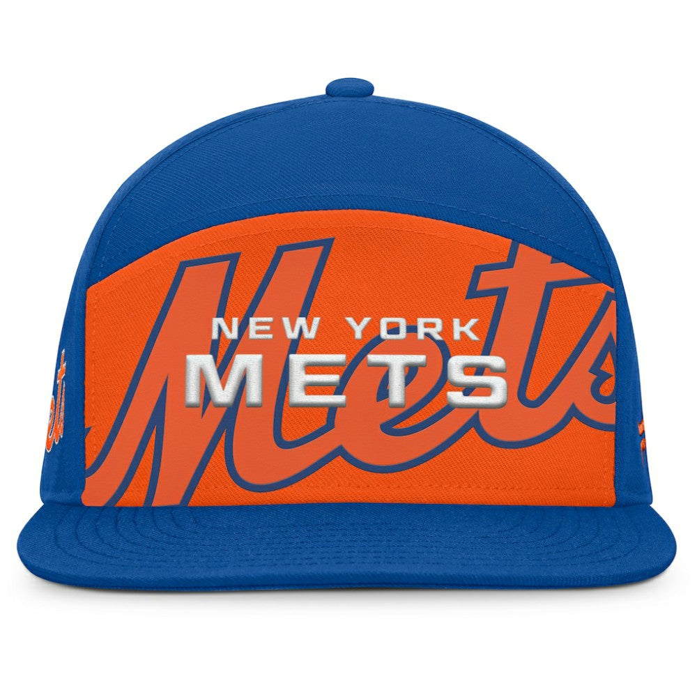 New York Mets Clubhouse Splitter Snapback Hat - Royal/Orange