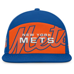 New York Mets Clubhouse Splitter Snapback Hat - Royal/Orange