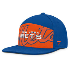 New York Mets Clubhouse Splitter Snapback Hat - Royal/Orange