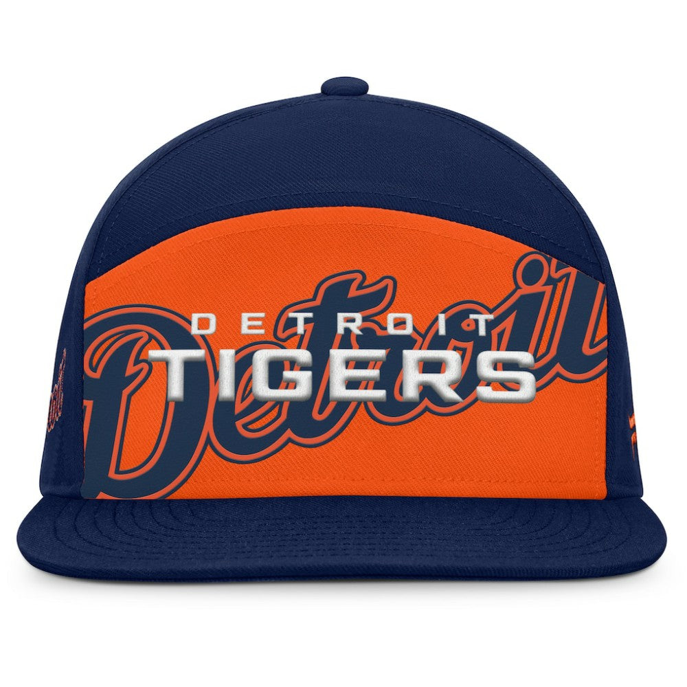 Detroit Tigers Clubhouse Splitter Snapback Hat - Navy/Orange