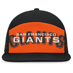 San Francisco Giants Clubhouse Splitter Snapback Hat - Black/Orange