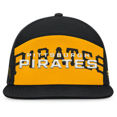 Pittsburgh Pirates Clubhouse Splitter Snapback Hat - Black/Gold