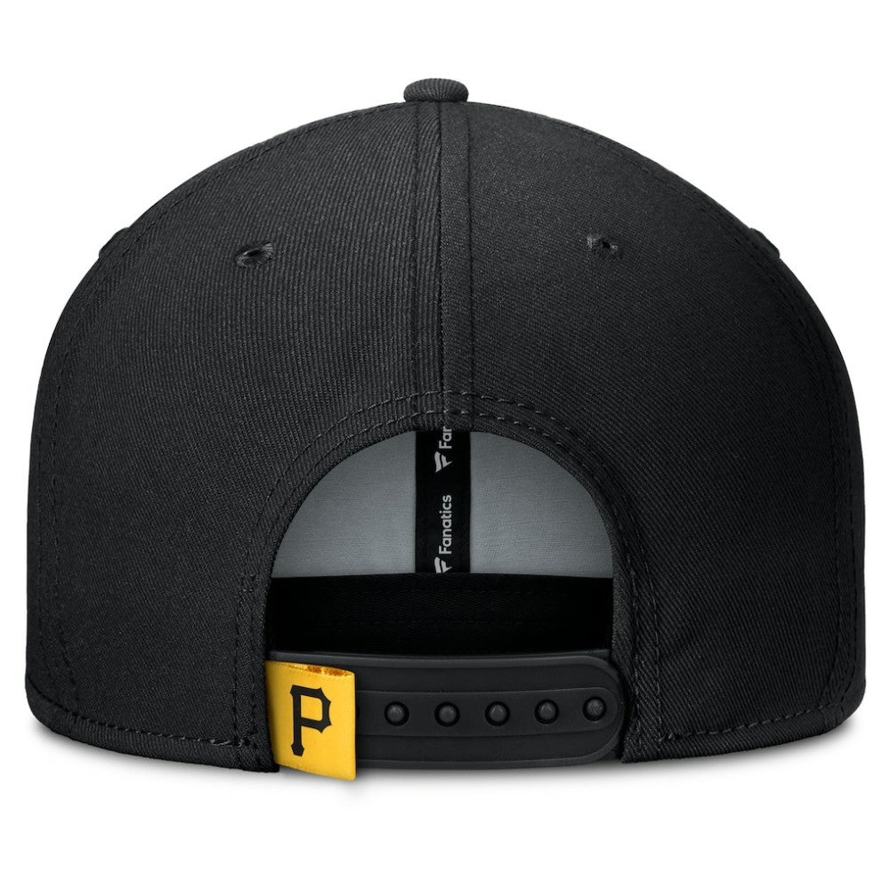 Pittsburgh Pirates Clubhouse Splitter Snapback Hat - Black/Gold