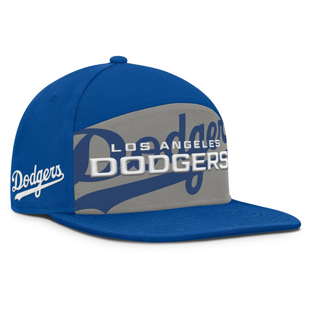 Los Angeles Dodgers Clubhouse Splitter Snapback Hat - Royal/Gray
