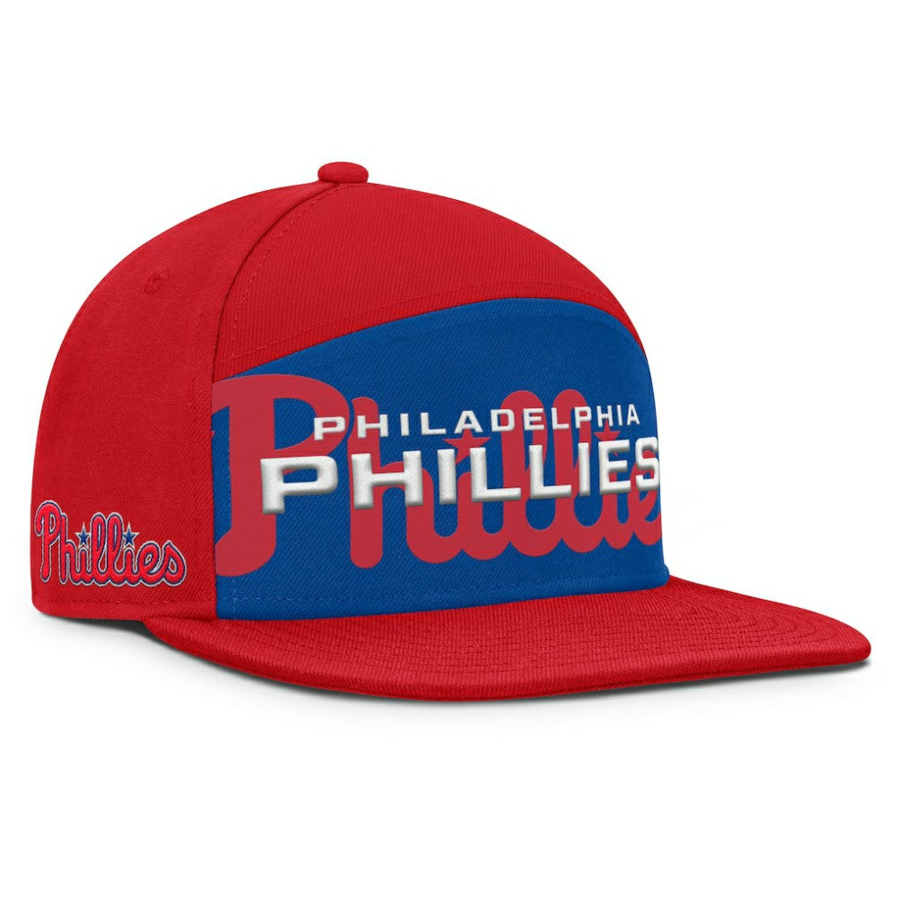 Philadelphia Phillies Clubhouse Splitter Snapback Hat - Red/Royal