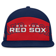 Boston Red Sox Clubhouse Splitter Snapback Hat - Navy/Red