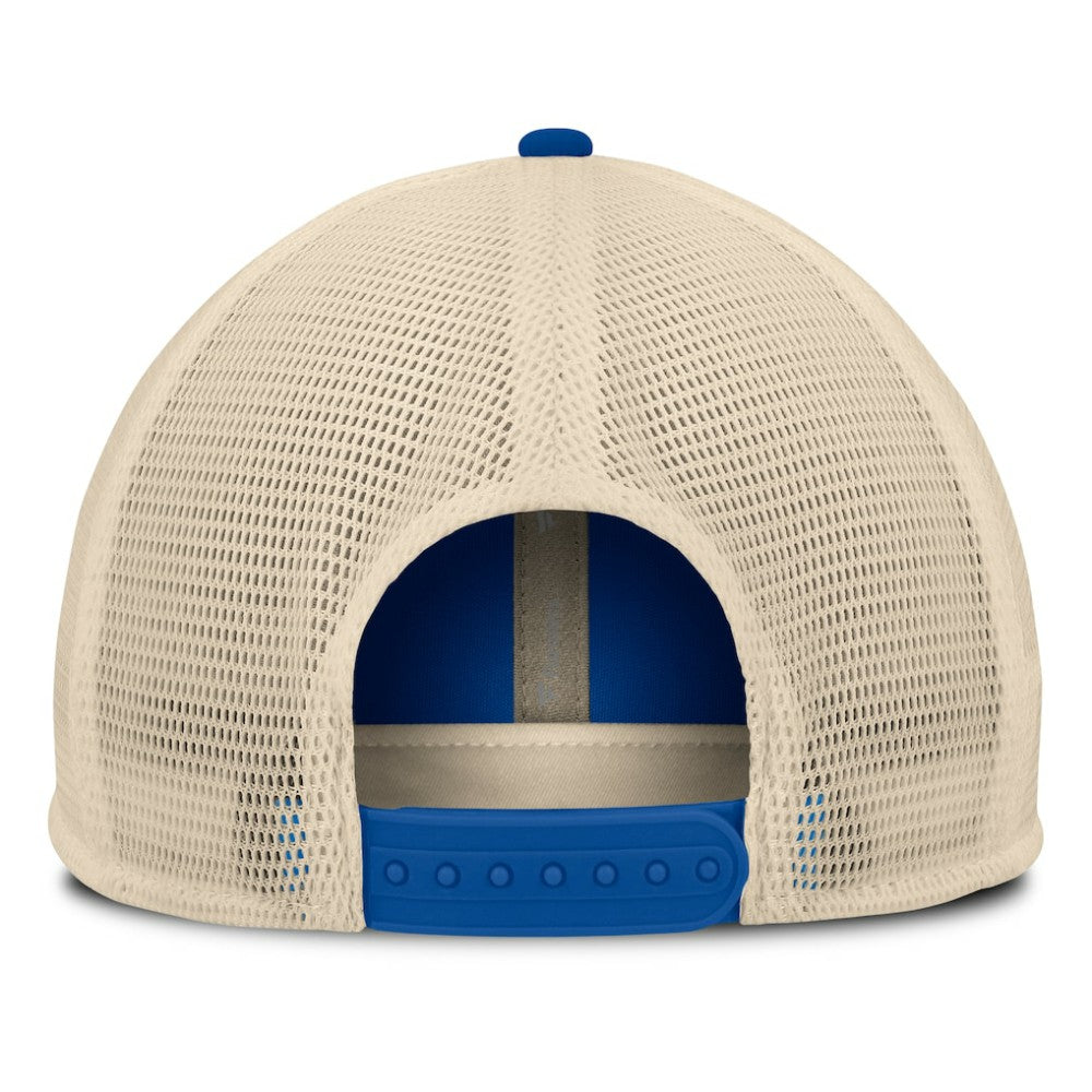 Texas Rangers Cooperstown Collection Powers Snapback Hat - Royal/Natural