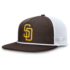 San Diego Padres Clubhouse Change Up Snapback Hat - Brown/White