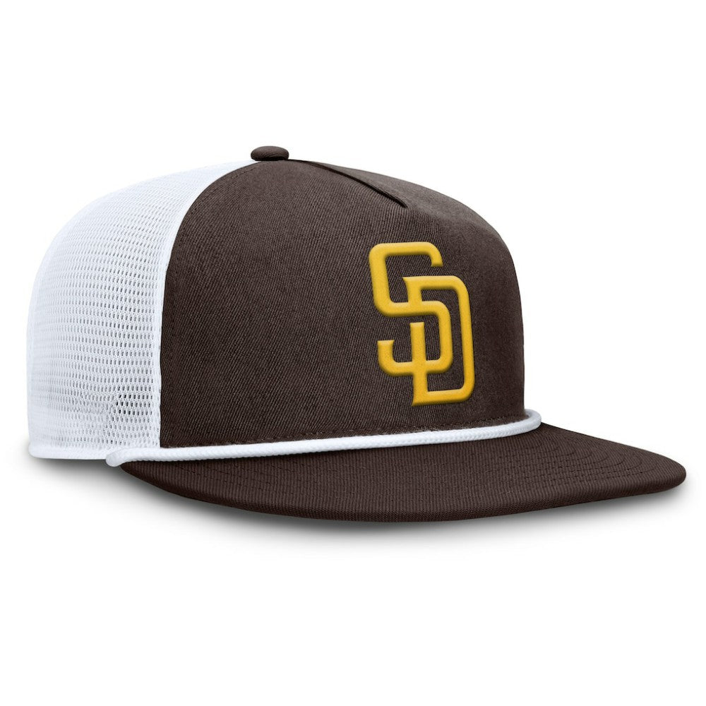 San Diego Padres Clubhouse Change Up Snapback Hat - Brown/White