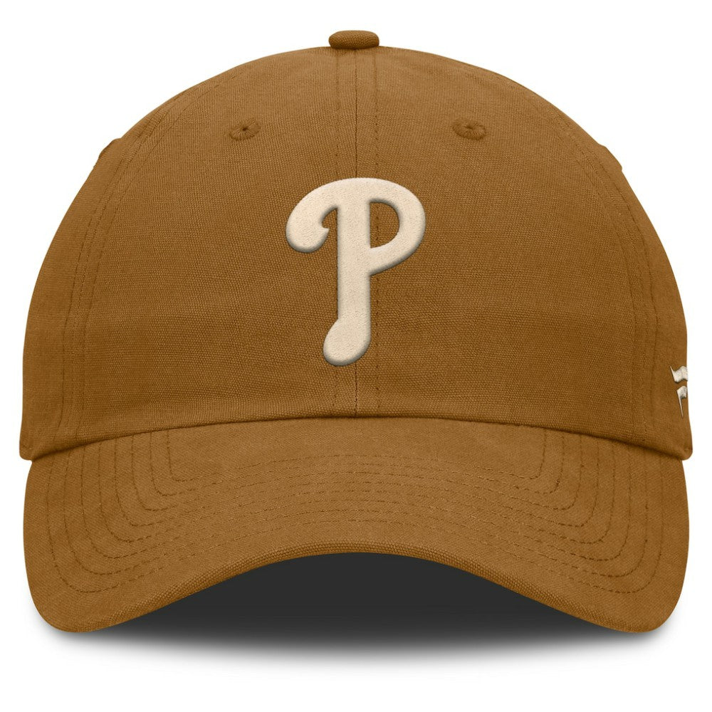 Philadelphia Phillies Act Natural Chopper Adjustable Hat - Brown