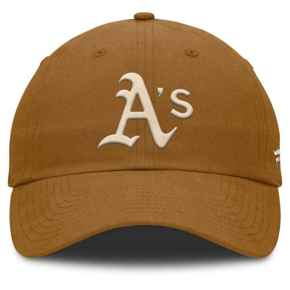 Athletics Act Natural Chopper Adjustable Hat - Brown