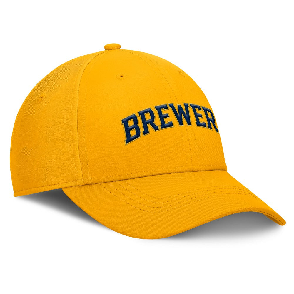 Milwaukee Brewers Core Flex Hat - Gold