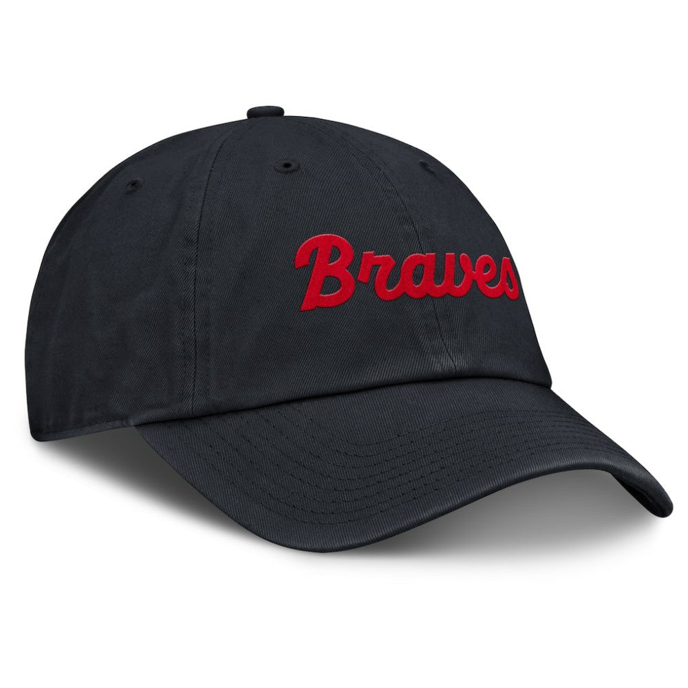 Atlanta Braves Club Adjustable Hat - Navy | Nike