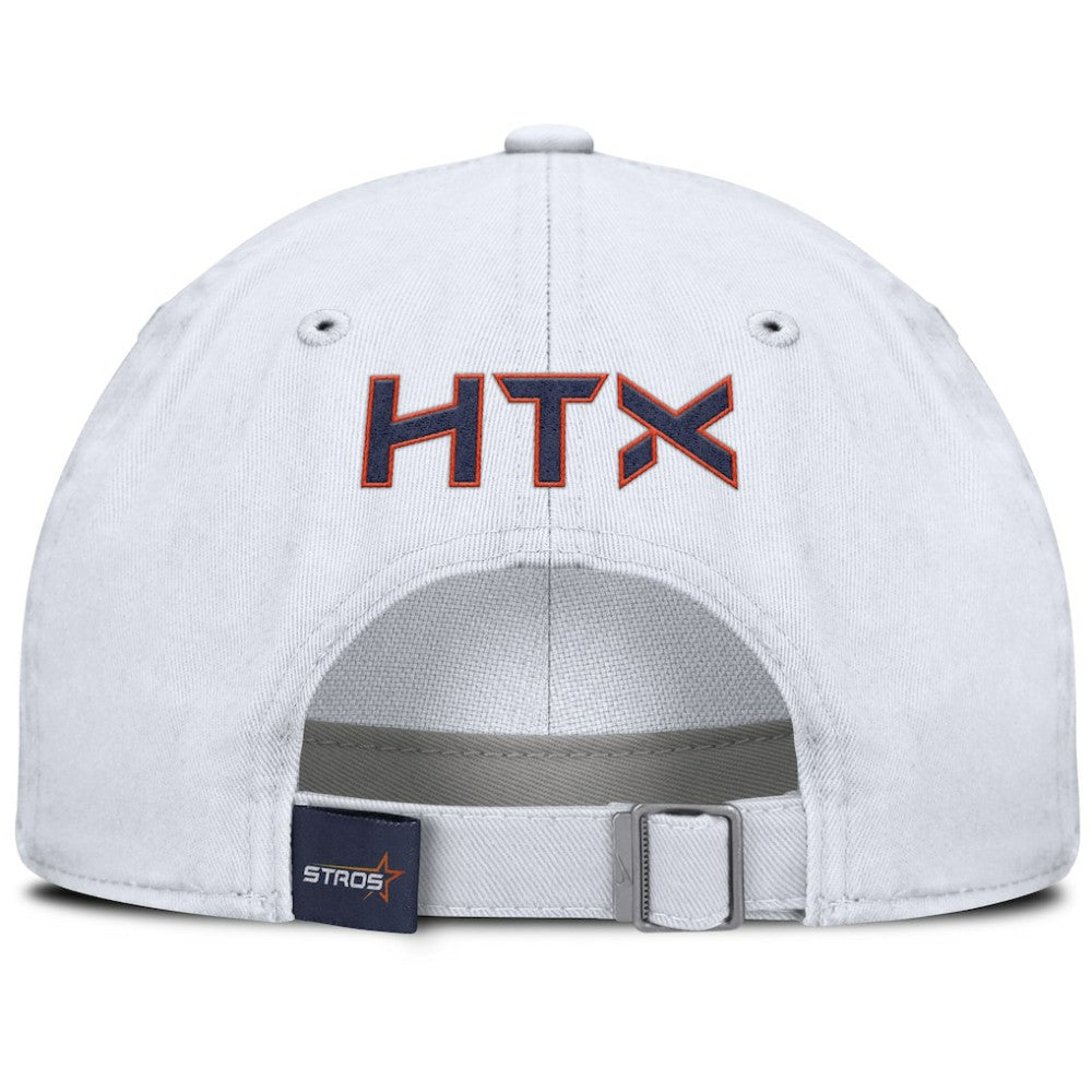 Houston Astros Unisex 2025 City Connect Club Adjustable Hat - White | Nike