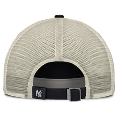 New York Yankees Cooperstown Collection Club Trucker Adjustable Hat - Navy/Natural | Nike
