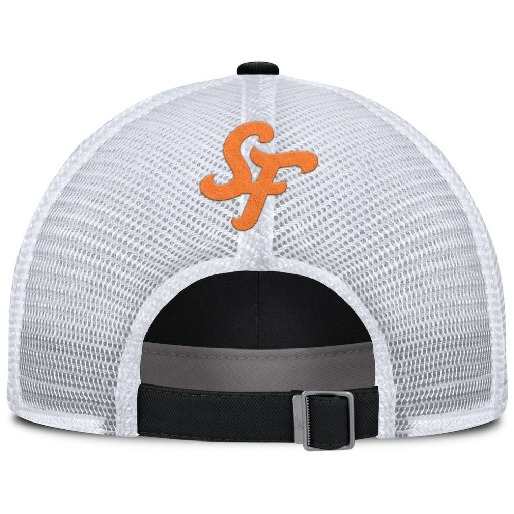 San Francisco Giants Unisex 2025 City Connect Club Adjustable Trucker Hat -  Black/White | Nike