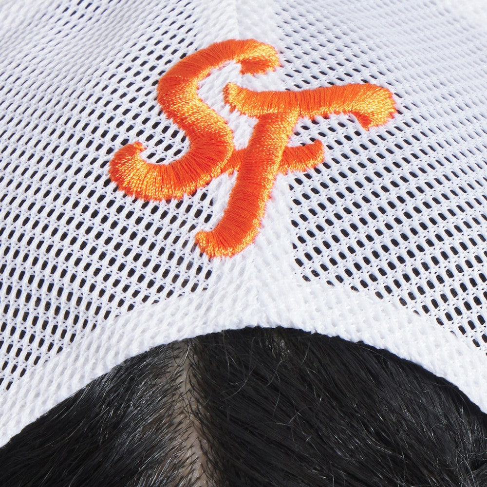 San Francisco Giants Unisex 2025 City Connect Club Adjustable Trucker Hat -  Black/White | Nike