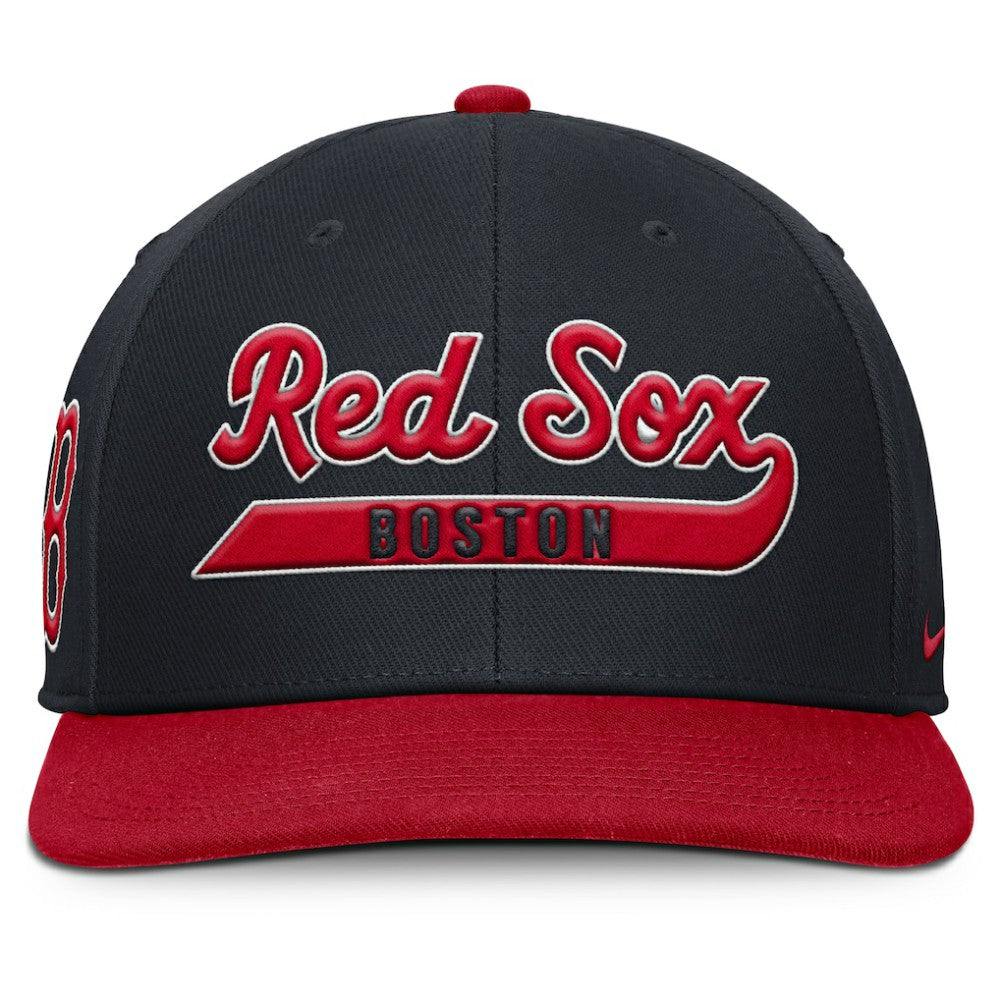 Boston Red Sox Pro Performance Snapback Hat - Navy/Red | Nike