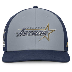 Houston Astros Pro Performance Snapback Hat - Gray/Navy | Nike
