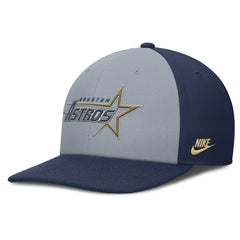Houston Astros Pro Performance Snapback Hat - Gray/Navy | Nike