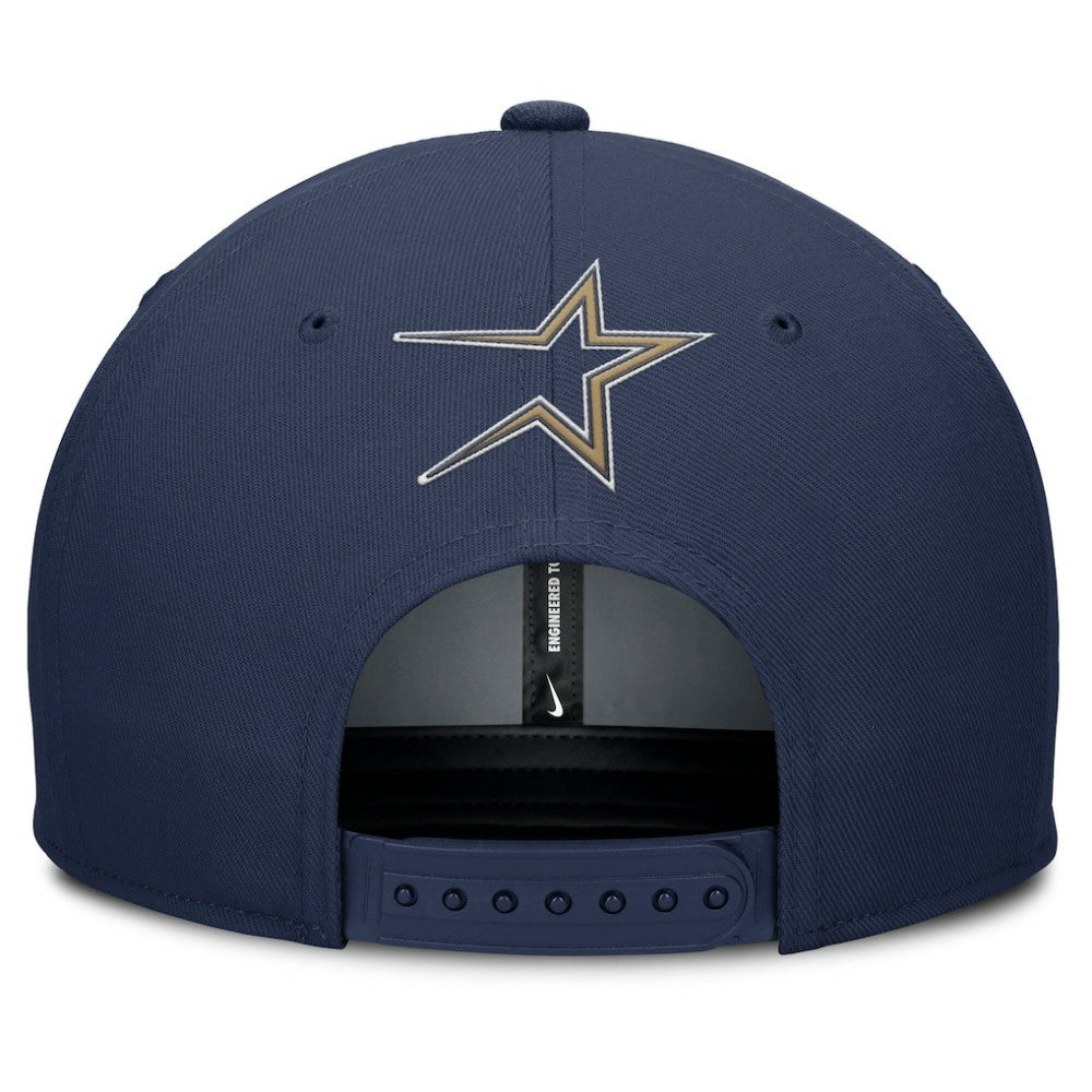 Houston Astros Pro Performance Snapback Hat - Gray/Navy | Nike