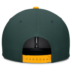 Athletics Pro Performance Snapback Hat - Green/Gold | Nike