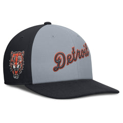 Detroit Tigers Pro Performance Snapback Hat - Gray/Navy | Nike