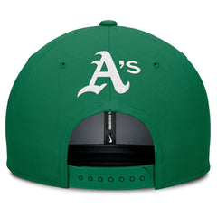 Athletics Pro Performance Snapback Hat - Gray/Green | Nike